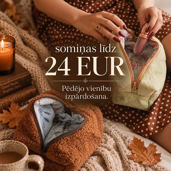Līdz 24 EUR. Pēdējo vienību izpārdošana