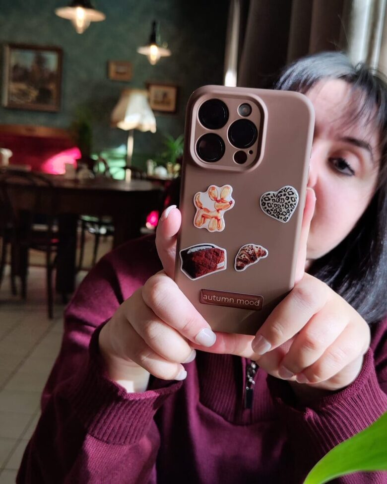 3d phone sticker