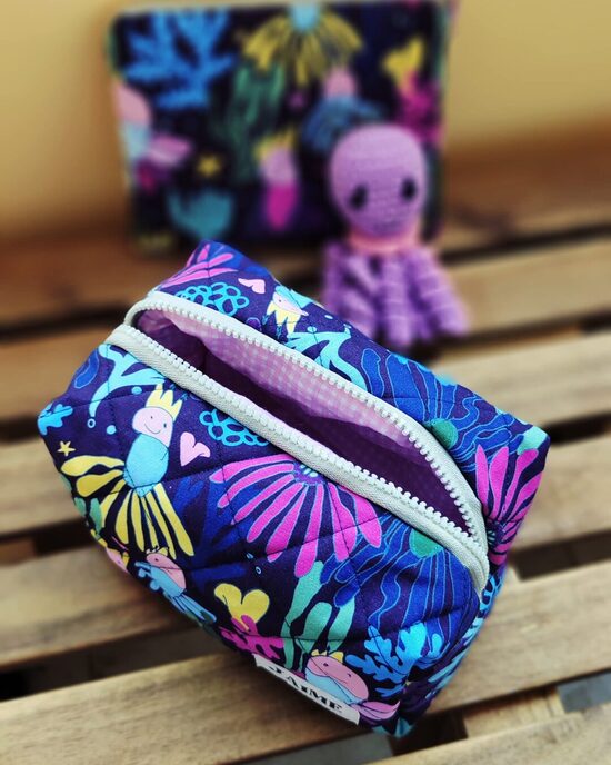 Labdarības kosmētikas somiņa "Astoņkāji"