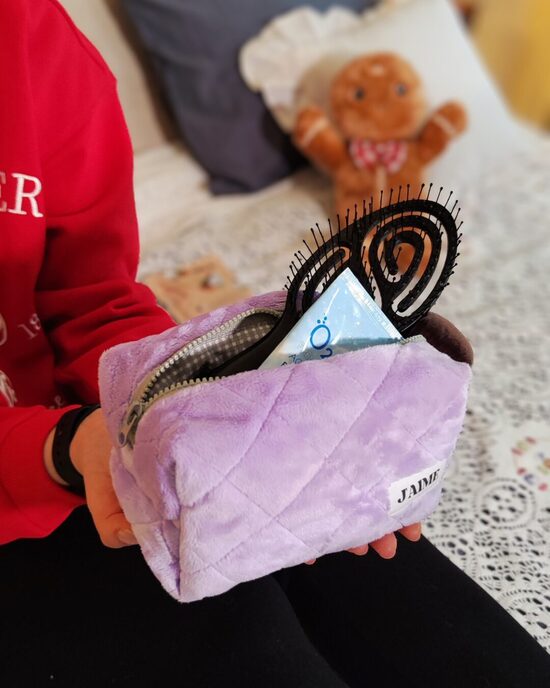 Kosmētikas somiņa "Ametista sniegpārsliņas"