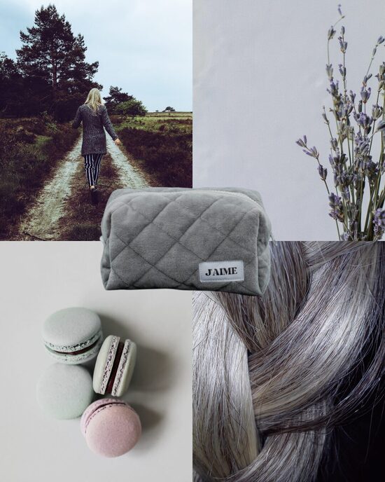 Kosmētikas somiņa "Silver sky"