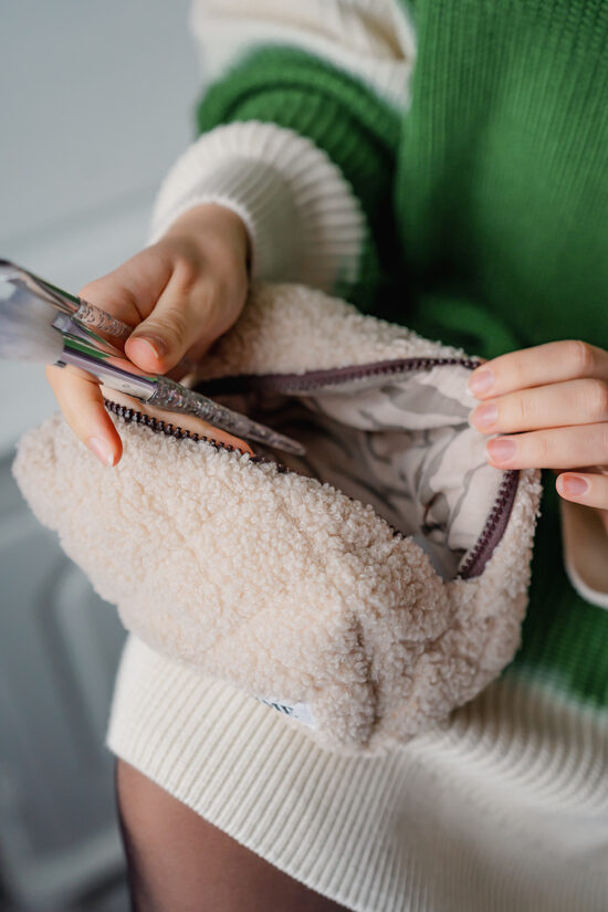 Kosmētikas somiņa "Riekstu cappuccino"